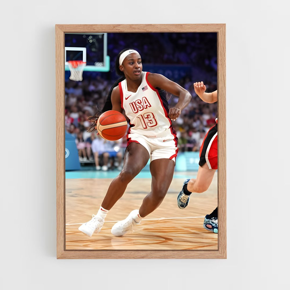 Poster L'Élan de Jackie – affiche Basketball (vue 4)